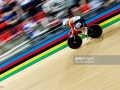 xxxxxx compete in the xxxxxx during day 5 of the UCI Track Cycling World Championships held at National Velodrome on February 22, 2015 in Paris, France.