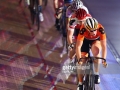 Kirsten Wild of Netherlands compete in the 10km Points Race during day four of the London Six Day Race at the Lee Valley Velopark Velodrome on October 27, 2017 in London, England. (Photo by Kieran Galvin/NurPhoto)