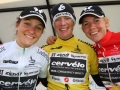 The compeittion winners, Elizabeth Armitstead, Kirsten Wild, Iris Slappendel, (Cervelo Test Team)