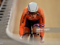 <enter caption here> during Day Five of the UCI Track Cycling World Championships at Lee Valley Velopark Velodrome on March 6, 2016 in London, England.