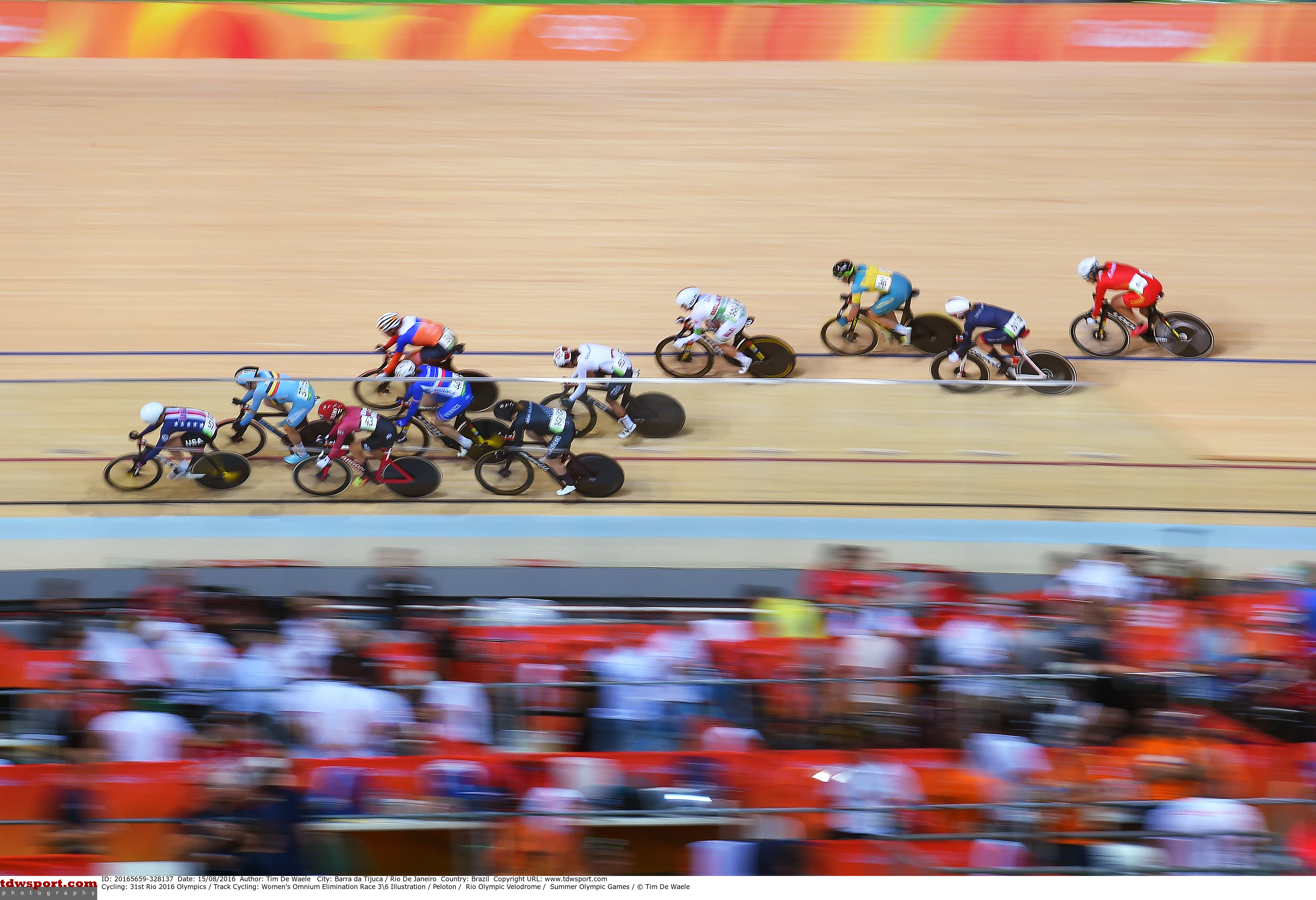 Cycling: 31st Rio 2016 Olympics / Track Cycling: Women's Omnium Elimination Race 36